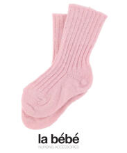 La bebe™ Wool Angora Blush Rose Art.134226 Bērnu vilnas zeķītes/zekes