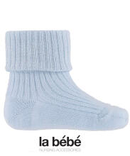 La bebe™ Wool Angora Socks Art.134227 Cloud Bērnu vilnas zeķītes/zekes
