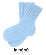 La bebe™ Wool Angora Socks Art.134227 Cloud Bērnu vilnas zeķītes/zekes
