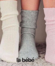 La bebe™ Wool Angora Socks Art.134227 Cloud Bērnu vilnas zeķītes/zekes