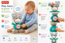 Fisher Price Interactive Musical Moose Art.GJB21 Interactive toy Musical Moose (Russian)
