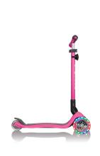 Globber Go Up Deluxe Lights Art.646-106 Deep Pink Самокат-велобег 4 в 1