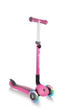 Globber Go Up Deluxe Lights Art.646-106 Deep Pink Самокат-велобег 4 в 1