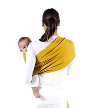 La bebe™ Nursing Sling VIP Linen  Art.13434 Yellow