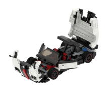 RASTAR 1:16 Pagani Zonda Cinque Bricks, saliekams auto modelis,  98200