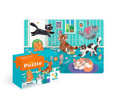 DODO mini puzzle Trakie kaķi, 300284