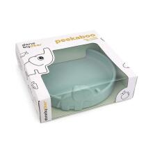 Done by Deer Peekaboo plate Elphee, Blue