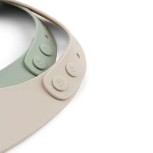 Done by Deer silicone bib 2-pack Lalee Sand-Green