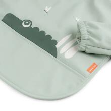 Done by Deer sleeved pocket bib Croco Green