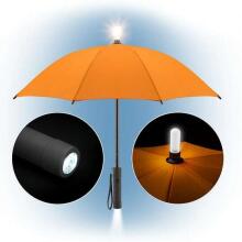 Fillikid Children's Umbrella Art.6100-13 Orange With integrated LED flashlight