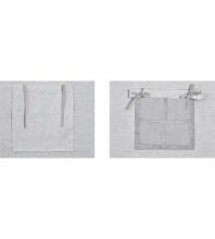 Telts TIPI grey stars 180x115x115 cm (8703)