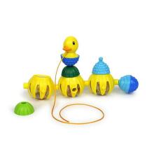 LALABOOM pērļu komplekts Pull Along Duck, 10gab.,  BL330
