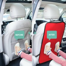 La bebe™ Car Seat Back Protector Art.135335 Gray Car seat protector