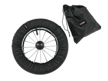 La bebe™ Wheel Cover M (26-31 cm) Art.135675 Black, 2 pcs, M size