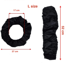 La bebe™ Wheel Cover L (36+ cm) Art.135676 Black, 2 pcs, L size