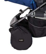 La bebe™ Wheel Cover S (18-25 cm) Art.135675 Black, 2 pcs, S size
