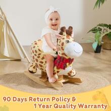 Kidsworld Rocking Chair Art.135820 Soft rocking chair with back support
