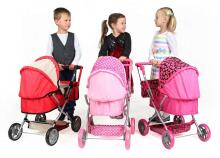 Baby Mix Doll Stroller Viola Art.19772 Pink