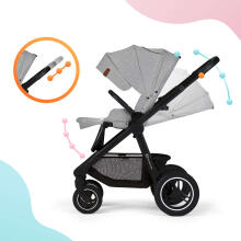 KinderKraft Everyday 2 in1 Art.KSEVER00LGR2000 Light Grey
