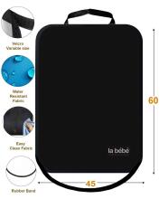 La bebe™ Car Seat Protector Eco Leather Art.56793 Grafit