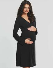 La Bebe™ Nursing Cotton Dress Donna Art.135984 Jade Maternity Nursing Dress
