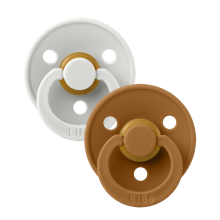 Bibs Colour Art.135985 Haze/Caramel   Soothers 0-6 m.