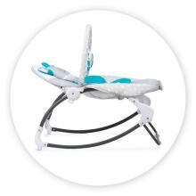 Momi Bouncer Luis Art.BULE00017 Blue Modern rocking chair with music and vibration