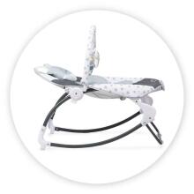 Momi Bouncer Luis Art.BULE00018 Grey Modern rocking chair with music and vibration