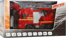 Toi Toys Racer Fire Art.203308371 Пожарная машина-конструктор с выдвижной лестницей и звуковыми эффектами