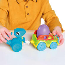 TOMY automašīnu komplekts ar dinozauru Chase & Roll Raptors, E73251