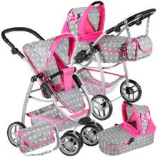 Safety Kid Doll Stroller 4 in 1 Art.KP0300S