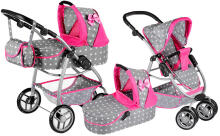 Safety Kid Doll Stroller 4 in 1 Art.KP0300S