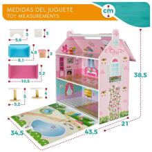 Woomax Dollhouse Art.85295
