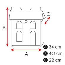 Woomax Dollhouse Art.85295