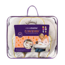 CLEVAMAMA ClevaCushion™ barošanas spilvens un mazuļa ligzda Grey, 3022