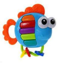 BabyMix Rattle Musical Fish Art.45816