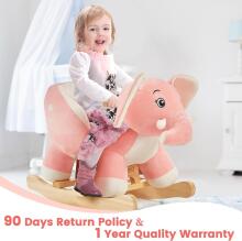 Kidsworld Rocking Chair Art.138420 Soft rocking chair with back support