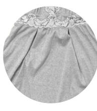 La Bebe™ Nursing Cotton Art.138451 Cloud Grūtnieču barošanas naktskrekls Topošām māmiņām (ar mežģinēm)