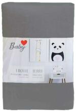 Carbotex Jersey Sheet 60x120cm Art.PF60-CAR-MMT24 Grey