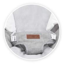 Momi Bouncer Tuli  Art.BULE00021 Wings Grey   Стильный детский шезлонг с музыкой и вибрацией