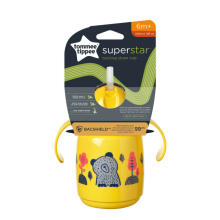 TOMMEE TIPPEE mācību krūze WEANING SIPPEE, 12m+, 390ml, yellow, 447828