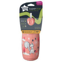 TOMMEE TIPPEE thermos-krūzīte INSULATED STRAW 266ml, 12m+, pink, 447825