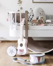 JaBaDaBaDo Guitar Art.M14100 Silver  Bērnu ģitāra - sešstīgu