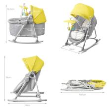 KinderKraft'21 Unimo Grey 5 in 1 Art.KBUNIMUPYEL0000 yellow