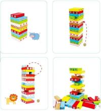 Bērnu jenga + kārtis un kauliņi
