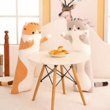 TLC Baby Plush Cat Art.12797 Plīša rotaļu kaķis, brūns,90cm
