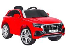Bērnu vienvietīgs elektriskā automašīna Audi Q8, sarkans