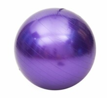 Vingrošanas bumba ar sūkni 75cm,  violets
