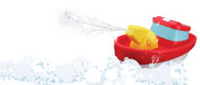 BB JUNIOR ugunsdzēsēju laiva Splash 'N Play, 16-89023