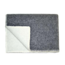 La bebe™ Lambswool 100x140 Art.140662 Grey/White 100x140 cm